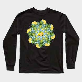 sour lemons fresh mandala Long Sleeve T-Shirt